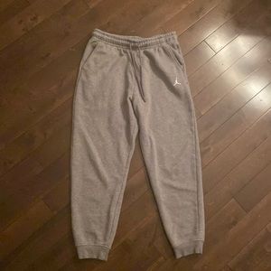 New Mens Jordan Grey Sweatpants Size Large